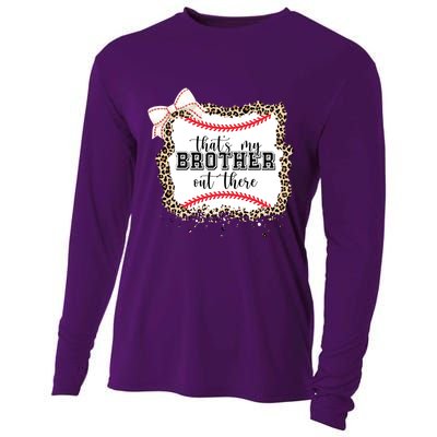 Thats My Brother Out There Cute Baseball Game Day Cooling Performance Long Sleeve Crew