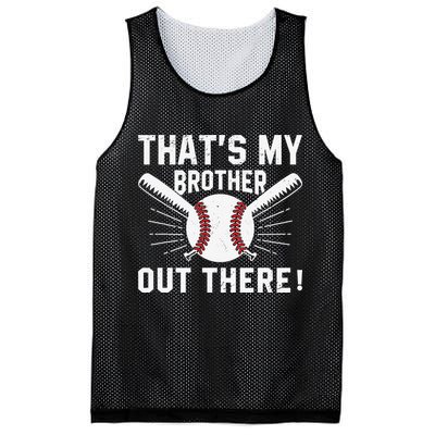 That's My Brother Out There Baseball Player Mesh Reversible Basketball Jersey Tank