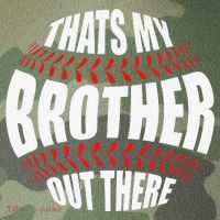 That's My Brother Out There Baseball Sister of Player Cute Legacy Tie Dye Trucker Hat