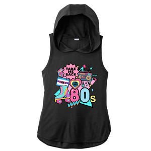 Take Me Back To The 80s Retro Ladies PosiCharge Tri-Blend Wicking Draft Hoodie Tank