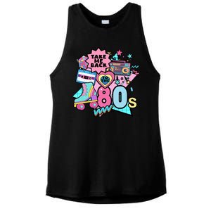 Take Me Back To The 80s Retro Ladies PosiCharge Tri-Blend Wicking Tank