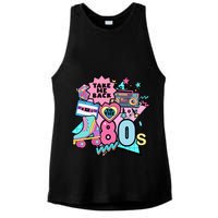Take Me Back To The 80s Retro Ladies PosiCharge Tri-Blend Wicking Tank