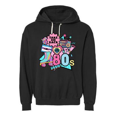 Take Me Back To The 80s Retro Garment-Dyed Fleece Hoodie