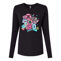 Take Me Back To The 80s Retro Womens Cotton Relaxed Long Sleeve T-Shirt