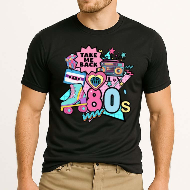 Take Me Back To The 80s Retro Performance Shirt