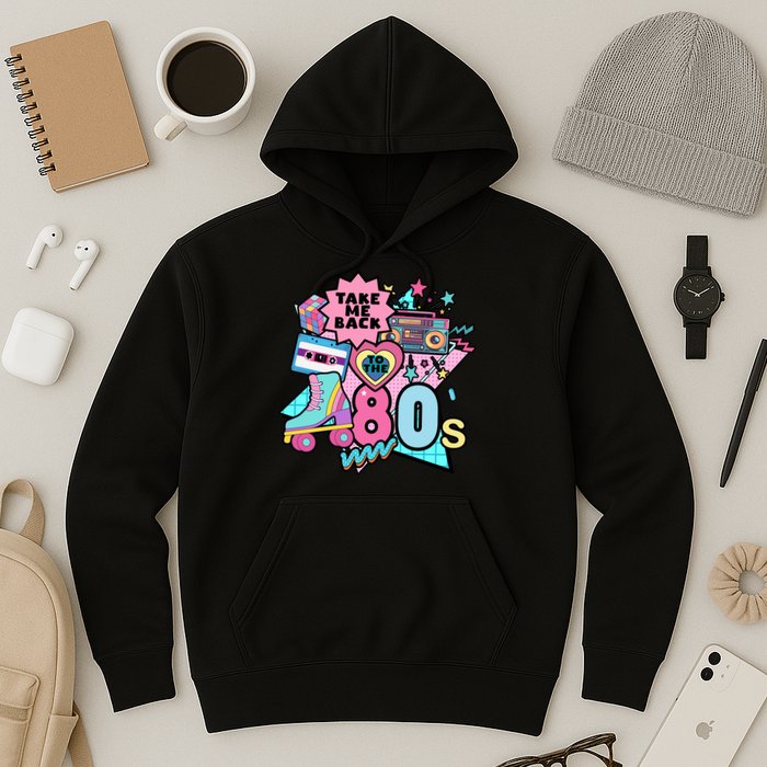 Take Me Back To The 80s Retro Hoodie