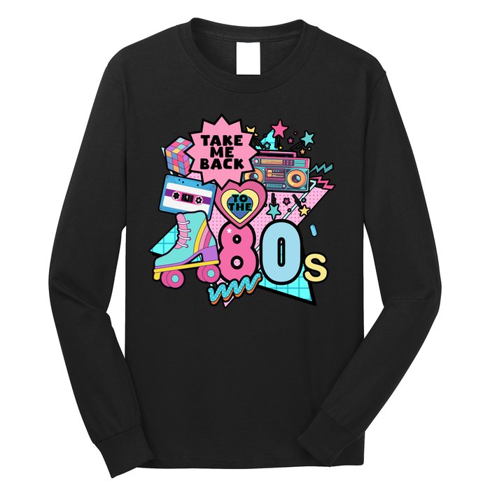 Take Me Back To The 80s Retro Long Sleeve Shirt