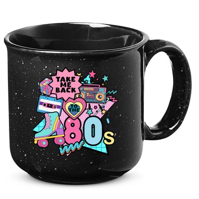 Take Me Back To The 80s Retro 15oz Campfire Ceramic Mug