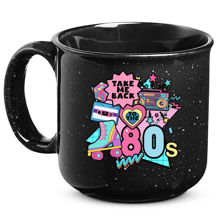 Take Me Back To The 80s Retro 15oz Campfire Ceramic Mug
