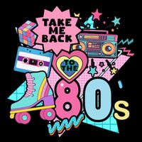 Take Me Back To The 80s Retro Drawstring Bag
