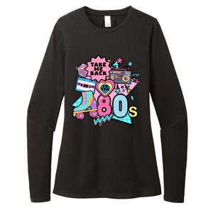 Take Me Back To The 80s Retro Womens CVC Long Sleeve Shirt