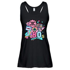 Take Me Back To The 80s Retro Ladies Essential Flowy Tank