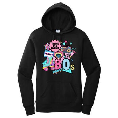 Take Me Back To The 80s Retro Women's Pullover Hoodie