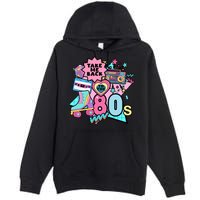 Take Me Back To The 80s Retro Premium Pullover Hoodie