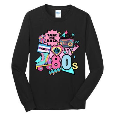 Take Me Back To The 80s Retro Tall Long Sleeve T-Shirt