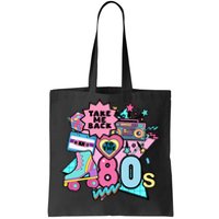 Take Me Back To The 80s Retro Tote Bag