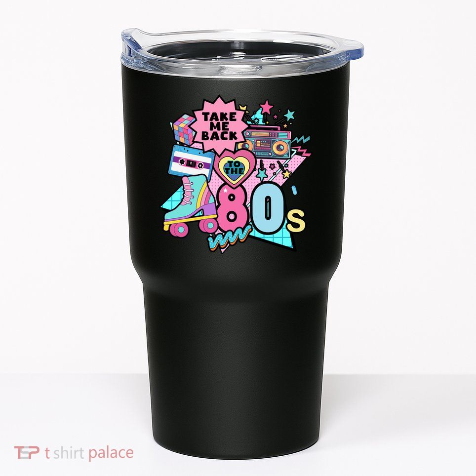 Take Me Back To The 80s Retro Tumbler