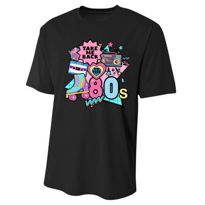 Take Me Back To The 80s Retro Performance Sprint T-Shirt