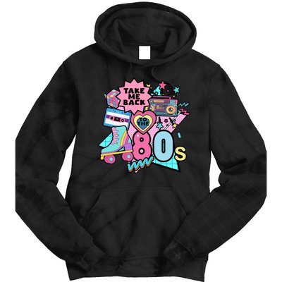 Take Me Back To The 80s Retro Tie Dye Hoodie