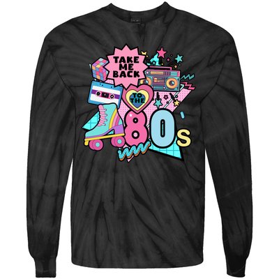 Take Me Back To The 80s Retro Tie-Dye Long Sleeve Shirt