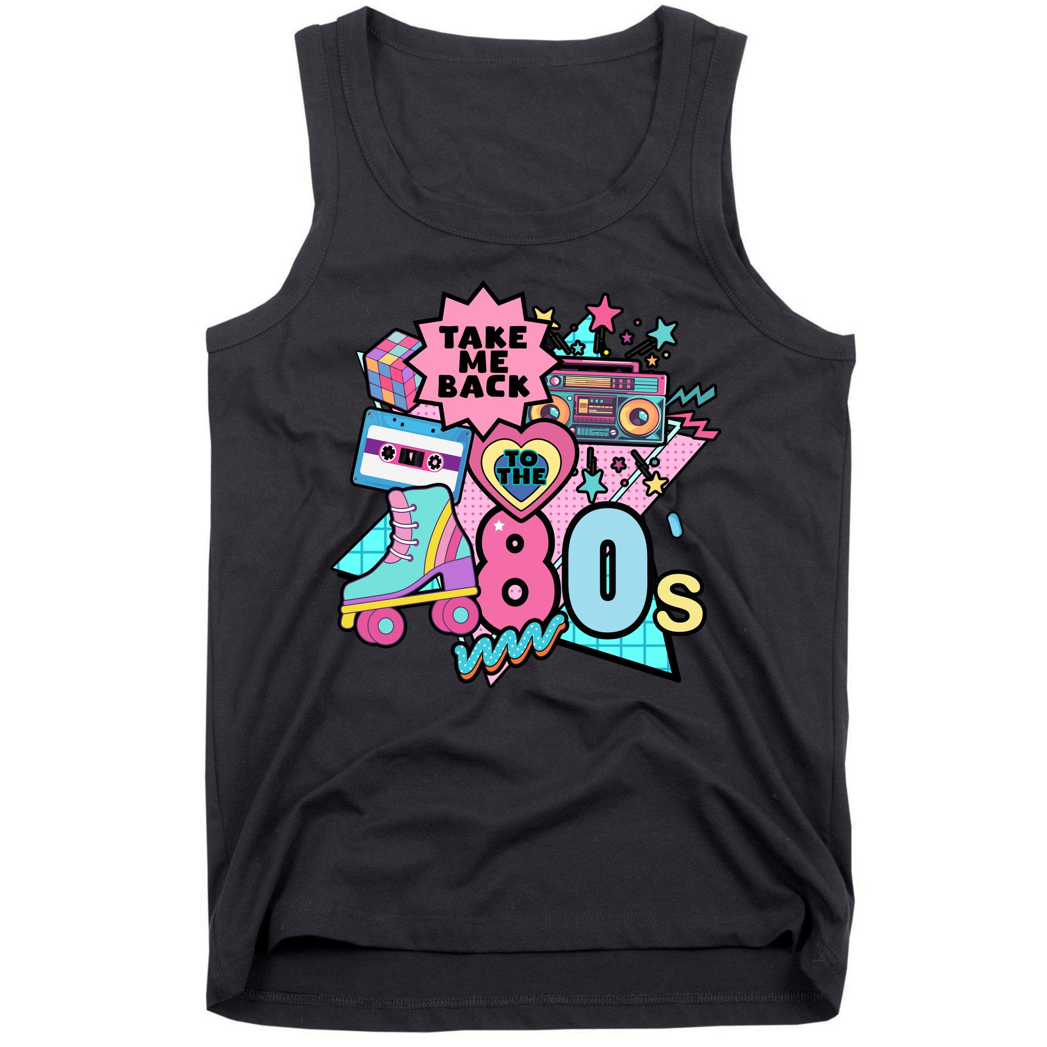 Take Me Back To The 80s Retro Tank Top