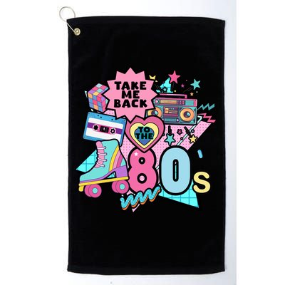 Take Me Back To The 80s Retro Golf Towel