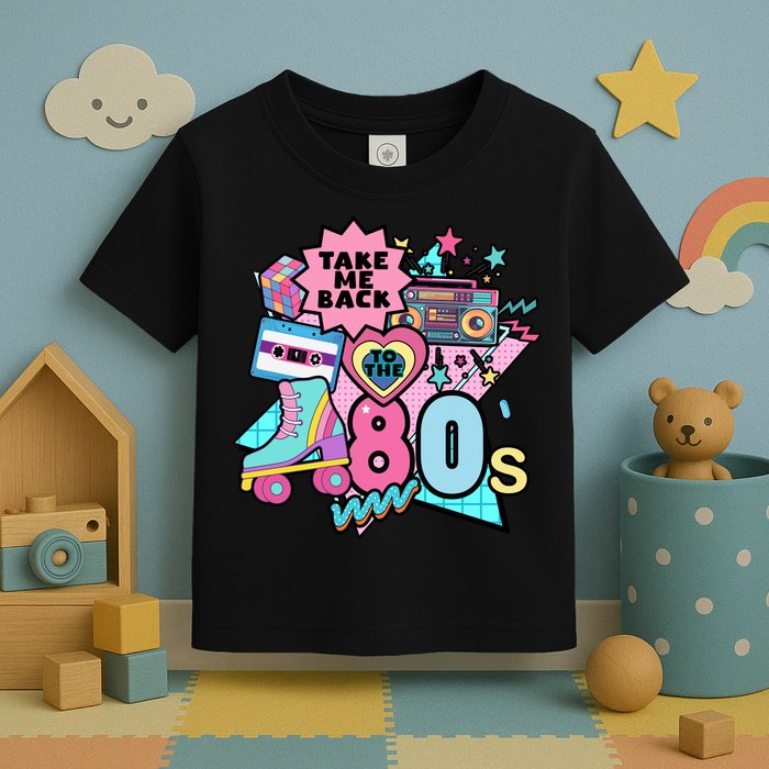 Take Me Back To The 80s Retro Toddler T-Shirt