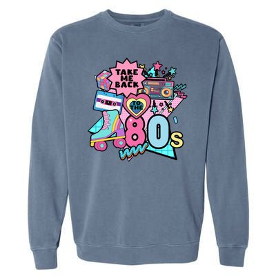 Take Me Back To The 80s Retro Garment-Dyed Sweatshirt