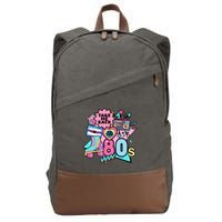Take Me Back To The 80s Retro Cotton Canvas Backpack