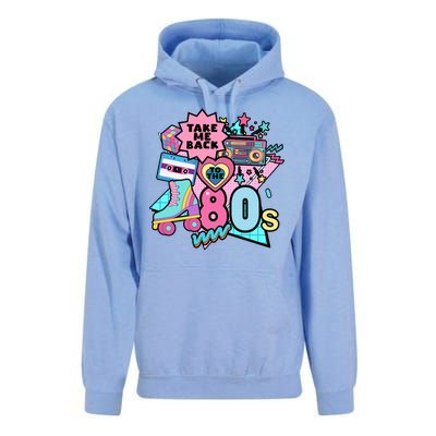 Take Me Back To The 80s Retro Unisex Surf Hoodie