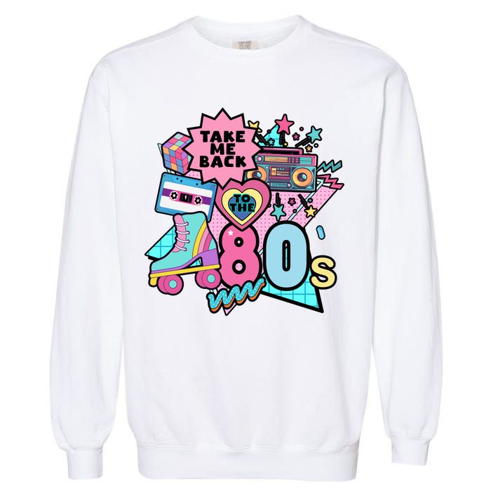 Take Me Back To The 80s Retro Garment-Dyed Sweatshirt