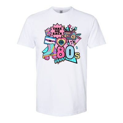 Take Me Back To The 80s Retro Softstyle CVC T-Shirt