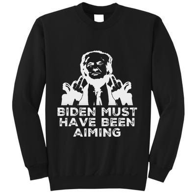 Trump Meme Butler Rally 2024 Bold Design Sweatshirt