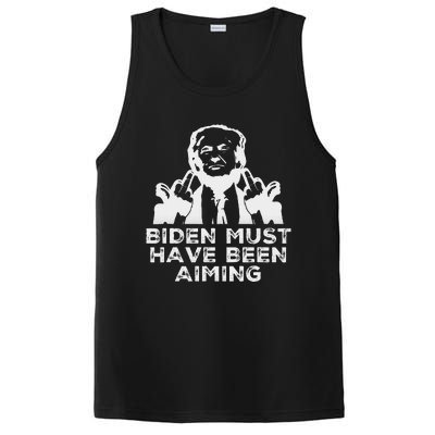 Trump Meme Butler Rally 2024 Bold Design PosiCharge Competitor Tank