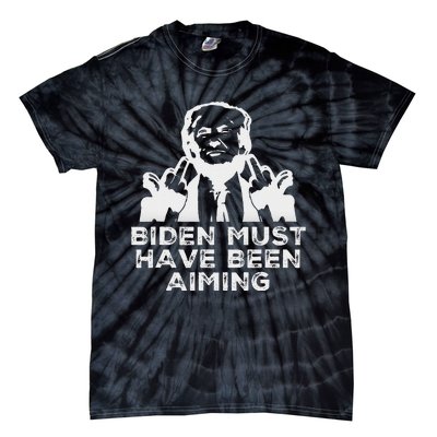 Trump Meme Butler Rally 2024 Bold Design Tie-Dye T-Shirt