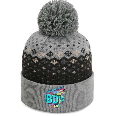 Take Me Back To The 80s Retro Vintage The Baniff Cuffed Pom Beanie