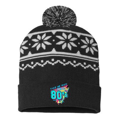 Take Me Back To The 80s Retro Vintage USA-Made Snowflake Beanie