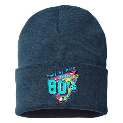 Take Me Back To The 80s Retro Vintage Sustainable Knit Beanie