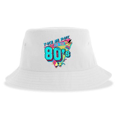 Take Me Back To The 80s Retro Vintage Sustainable Bucket Hat