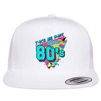 Take Me Back To The 80s Retro Vintage Flat Bill Trucker Hat