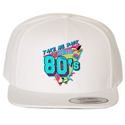 Take Me Back To The 80s Retro Vintage Wool Snapback Cap