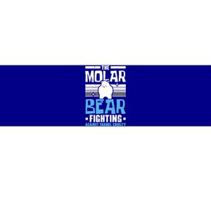 The Molar Bear Fighting Against Enamel Cruelty Tooth Fairy Funny Gift Bumper Sticker