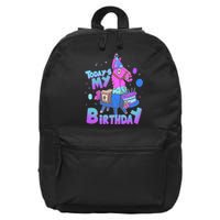 Todays My Birthday Llama Birthday Boy K.Ids Llama Decor Gift 16 in Basic Backpack