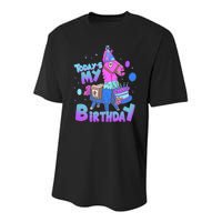 Todays My Birthday Llama Birthday Boy K.Ids Llama Decor Gift Youth Performance Sprint T-Shirt