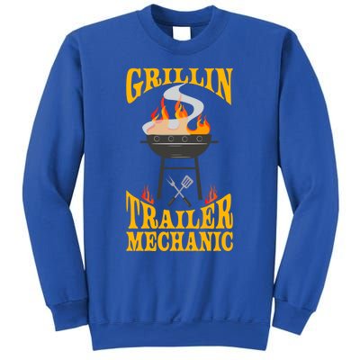 Trailer Mechanic Bbq Grill Smoker And Barbecue Chef Cute Gift Sweatshirt