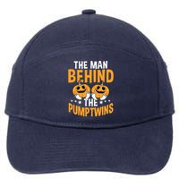 The Man Behind The Pumpkins Twins Halloween Pregnancy 7-Panel Snapback Hat