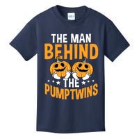 The Man Behind The Pumpkins Twins Halloween Pregnancy Kids T-Shirt