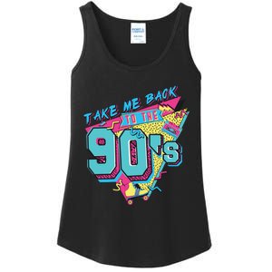 Take Me Back To The 90S Party Ladies Essential Tank