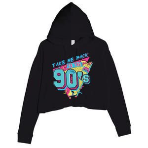 Take Me Back To The 90S Party Crop Fleece Hoodie