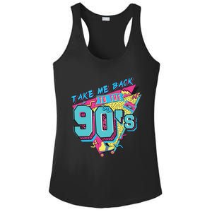 Take Me Back To The 90S Party Ladies PosiCharge Competitor Racerback Tank